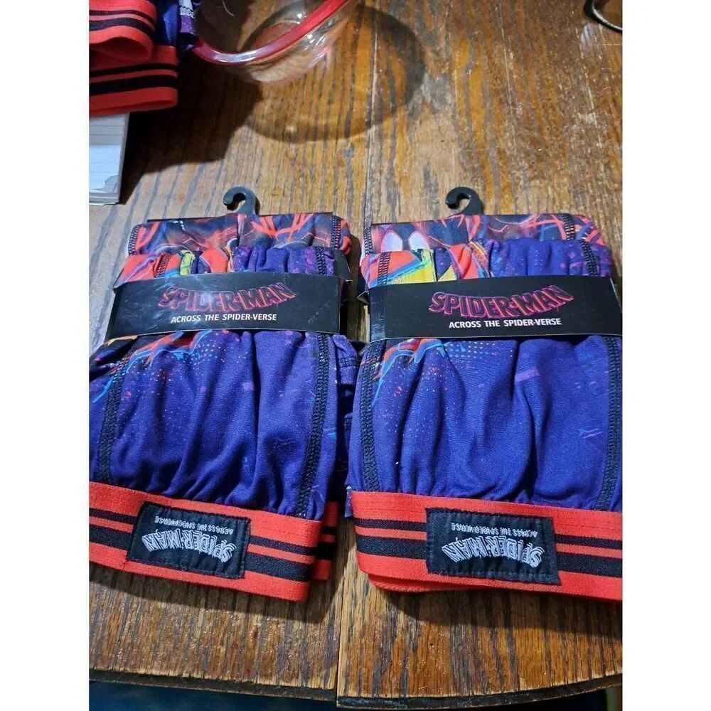 New 2XL TWO Packs of 2 Spiderman Across Spider Verse Boxer Briefs Mens Underwear